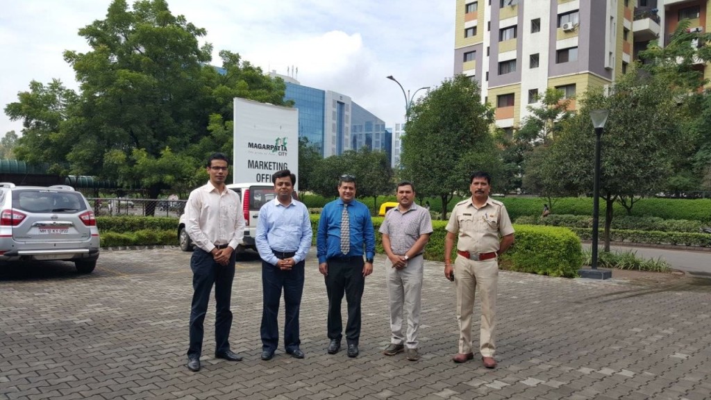 Mckinsey team from Gurgaon visit to sudy Magarpatta City on 10th September 2015